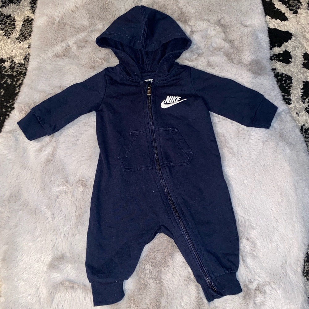 Nike, Boys romper, Navy blue, Size: 3m